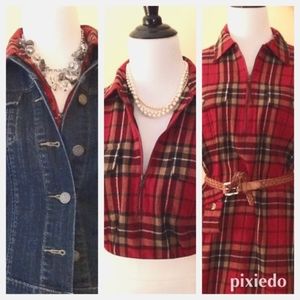 {JNY} Cotton Flannel Tunic